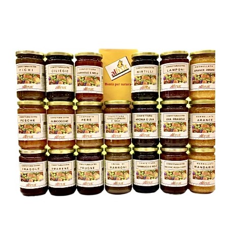 Az. AL. FRUT. Confetture assortite g. 350 - SAN PIETRO AL NATISONE (UD)